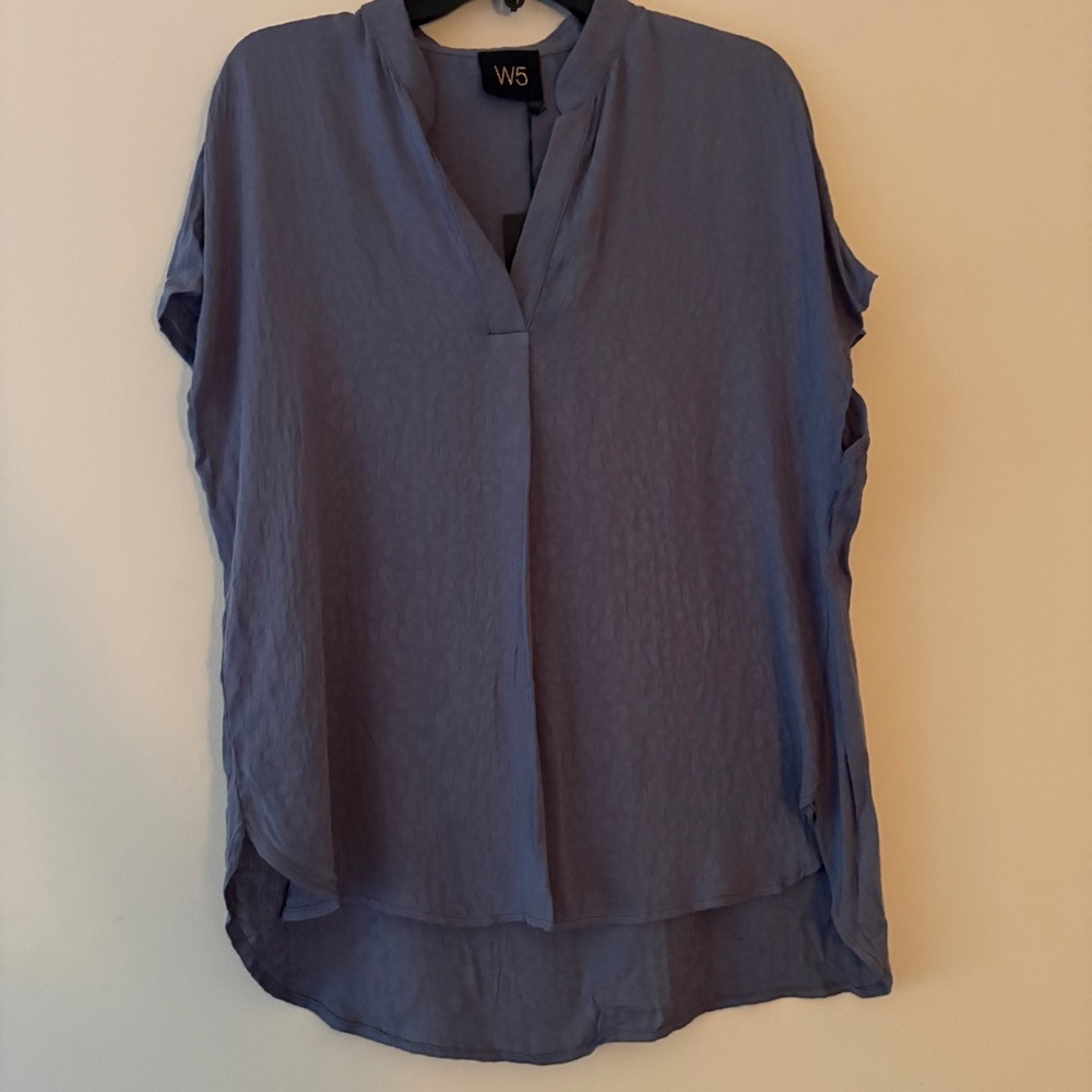 W5 Women's Elegant Blue Blouse